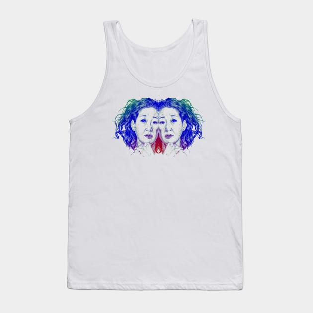 Eve Polastri Mirror (killing eve) Tank Top by CriSan